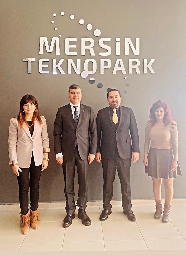 Akdeniz ilçe kaymakamı Zeyit Şener Mersin Teknopark'ı ziyaret etti.